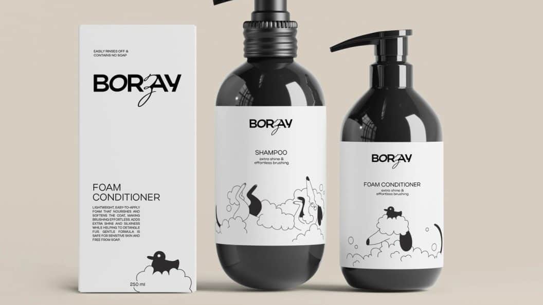 Borzay Dog Brand Identity and Packaging, Strategic, Playful Design by Yulia Noten