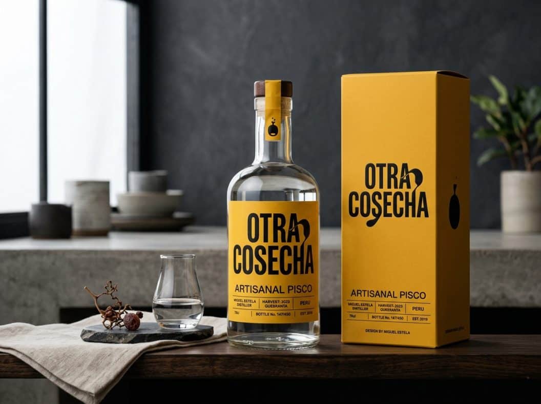 How Miguel Estela distilled Otra Cosecha Pisco into a refined minimalist brand, case study