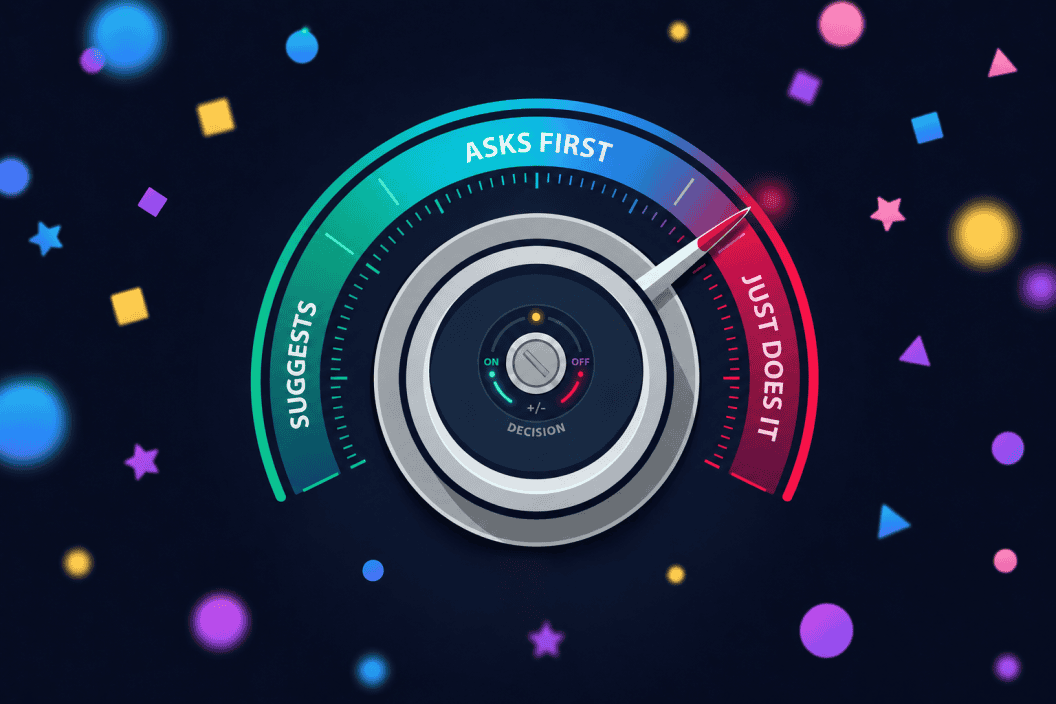 Master the Autonomy Dial, essential patterns for human control of AI
