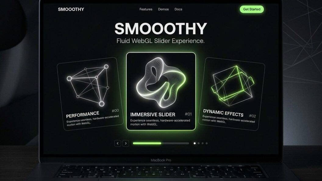 Smooothy Slider Library, Federico Valla's ultra-smooth, customizable slider for designers