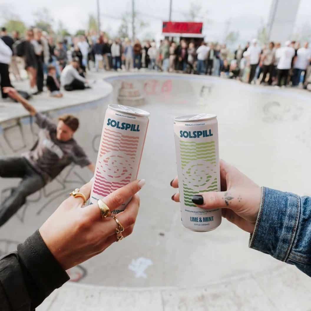 Solspill Beverage Packaging, Holman Design's Distinctive, Shelf-Stopping Brand Identity