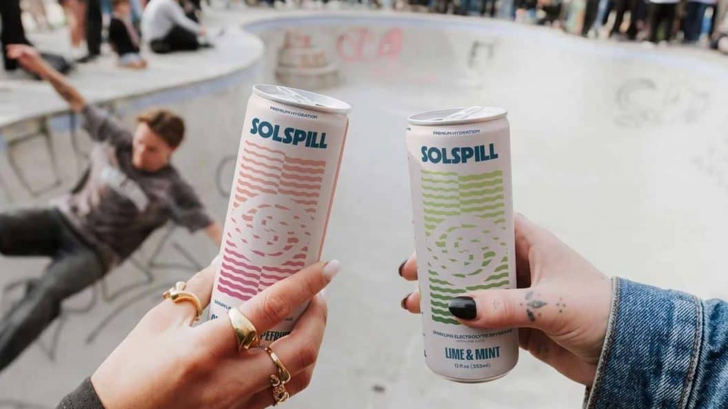 Solspill Beverage Packaging, Holman Design's Distinctive, Shelf-Stopping Brand Identity