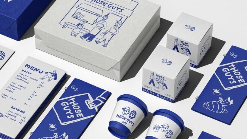 ARTSBY EMDE Rebrands THOSE GUYS CAFE, Bold Coffee Identity Designed to Stand Out