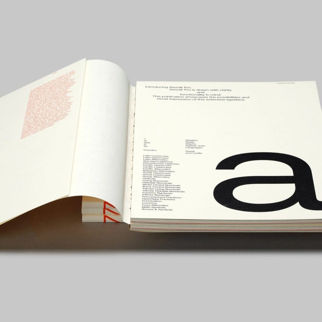 Aeonik Pro Variable Sans, Typeface Specimen Harnessing Visual Tension to Elevate Modern Brands