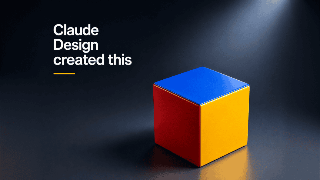 Claude Design creates standout 3D objects, photoreal models and production-ready prototypes