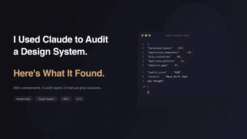 Claude-Powered Design System Audit, Eliminate UI Debt and Future-Proof Patterns