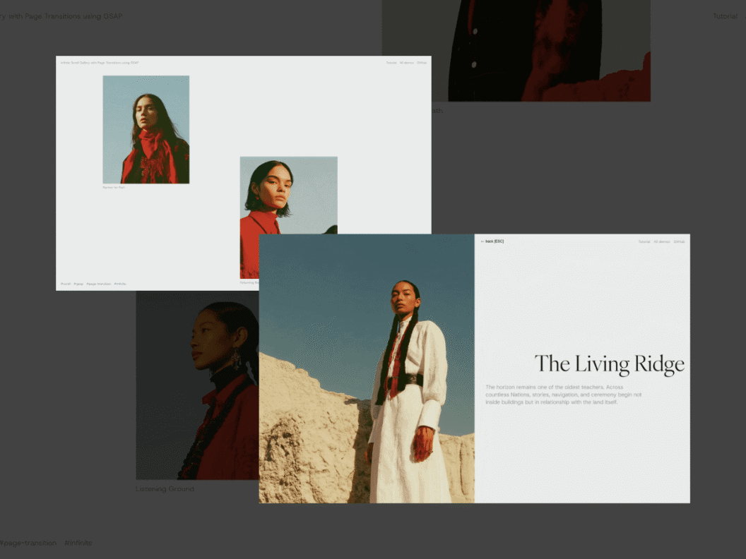 Craft a Seamless Infinite GSAP Scroll Gallery, Parallax Depth and Flip Transitions
