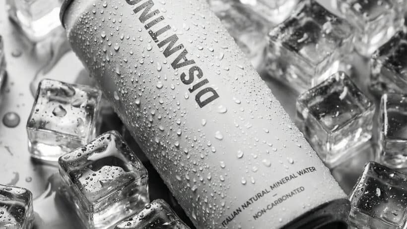 Disantino Water Brand Refresh, K9 Design Studio Case Study in Premium Identity & Packaging