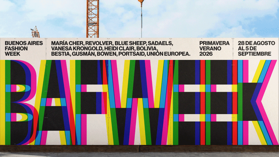 Ezequiel Cafaro Studio Reimagines BAFWEEK SS26 Identity, Striking Runway Visuals