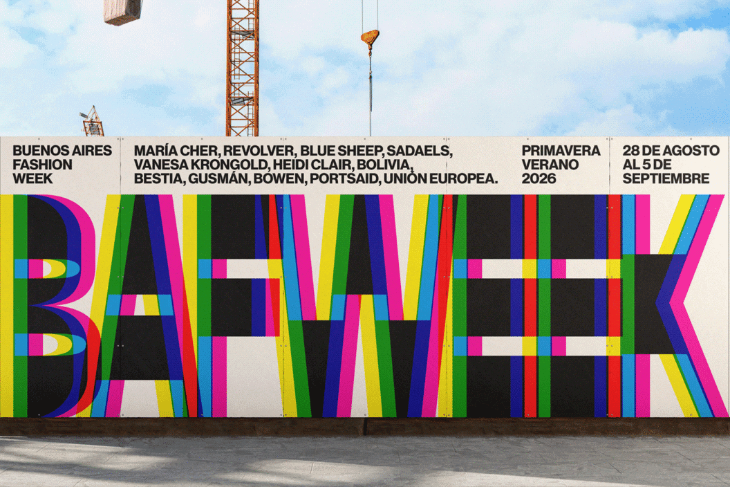 Ezequiel Cafaro Studio Reimagines BAFWEEK SS26 Identity, Striking Runway Visuals