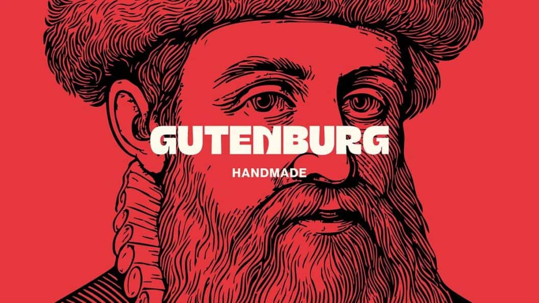Gutenburg Design Studio Debuts Impactful Heavy Typography, Transforming Gutenburg's Identity