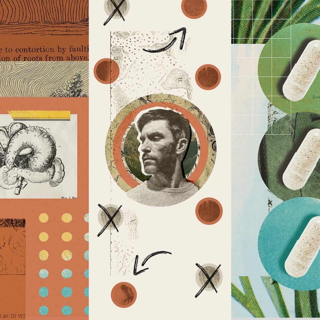 Josh Warren's Function Health Collage Illustration, Signature Graphic System for Brand Impact