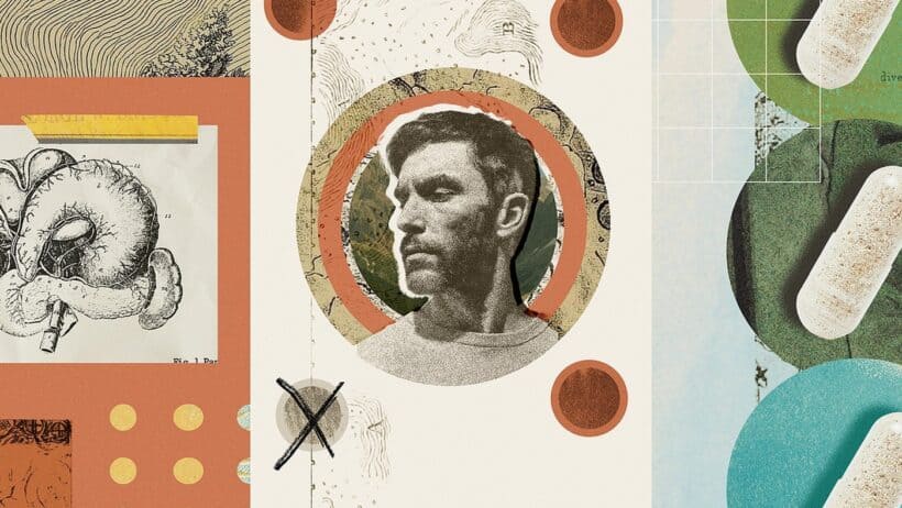 Josh Warren's Function Health Collage Illustration, Signature Graphic System for Brand Impact