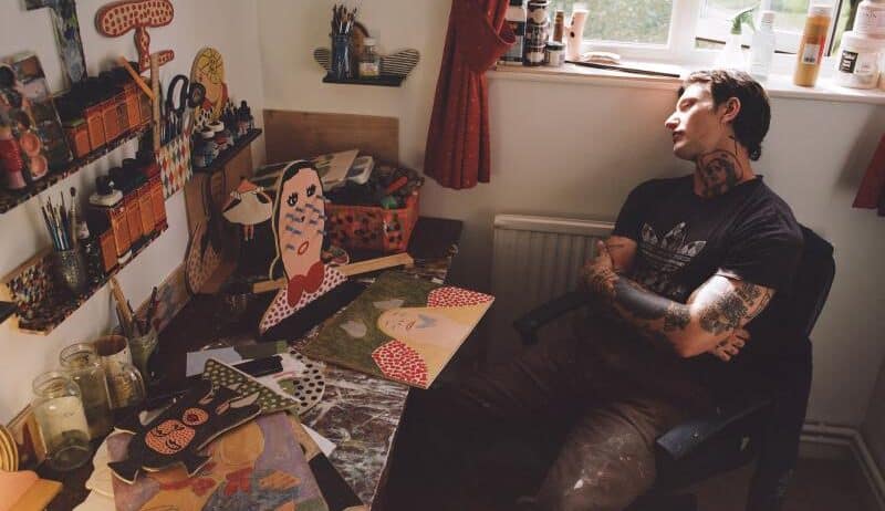 Meet Joseph Carway, the artist blending paint and wood into striking, pattern-driven art