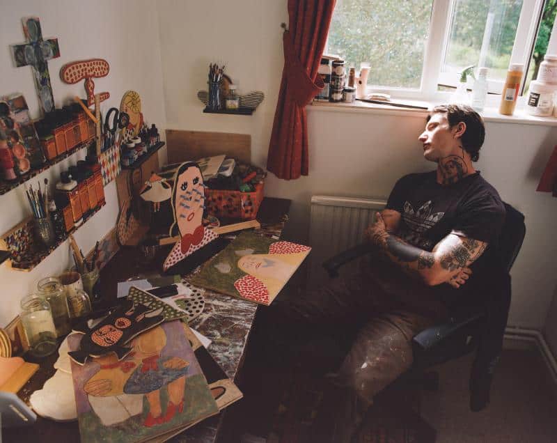 Meet Joseph Carway, the artist blending paint and wood into striking, pattern-driven art