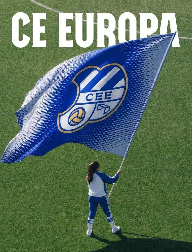 Minimalist Rebrand for CE Europa, Modern Football Identity Boosting Fan Loyalty
