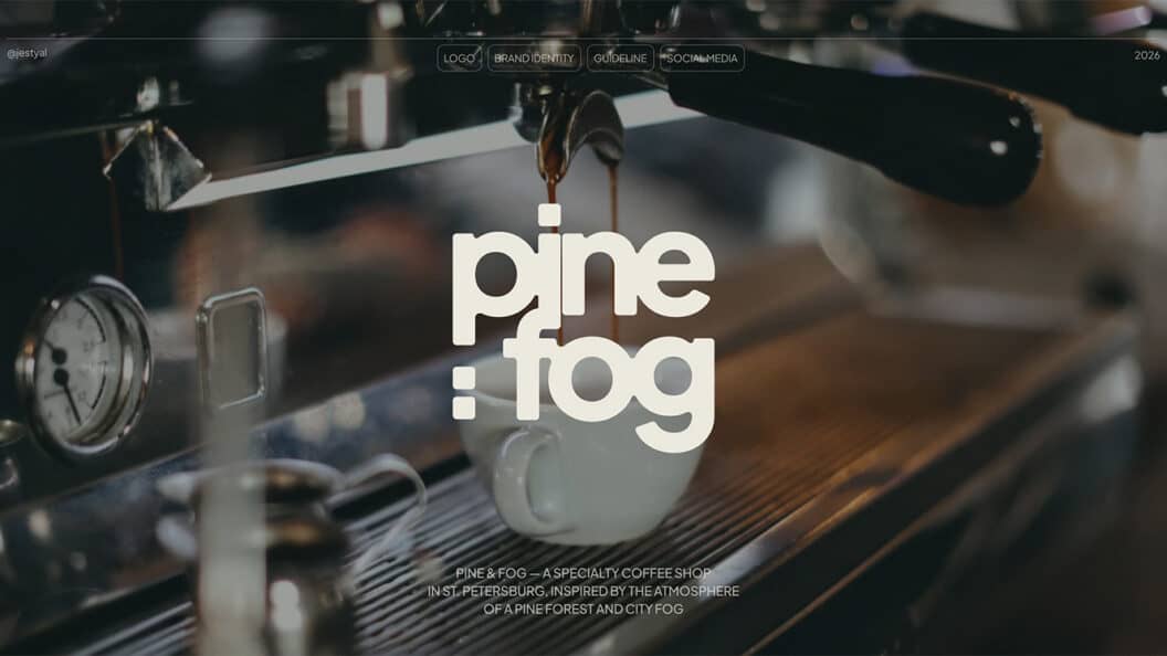 Natalia Doroshenko Shapes Pine & Fog Coffee Brand, Cozy Rustic Identity with Modern Edge