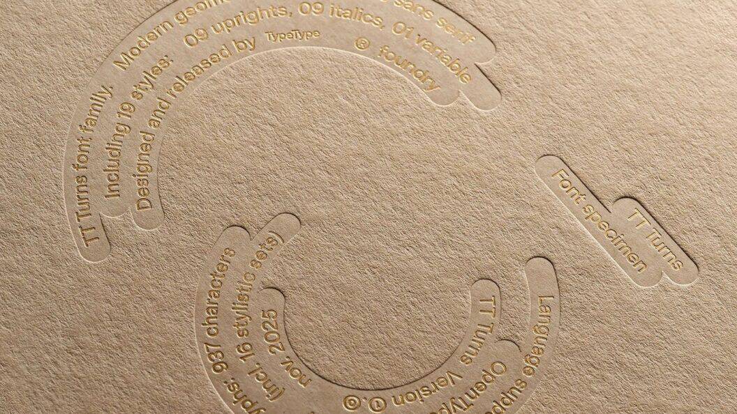 TT Turns Typeface, Pavel Emelyanov Presents a Versatile, Modern Font Specimen