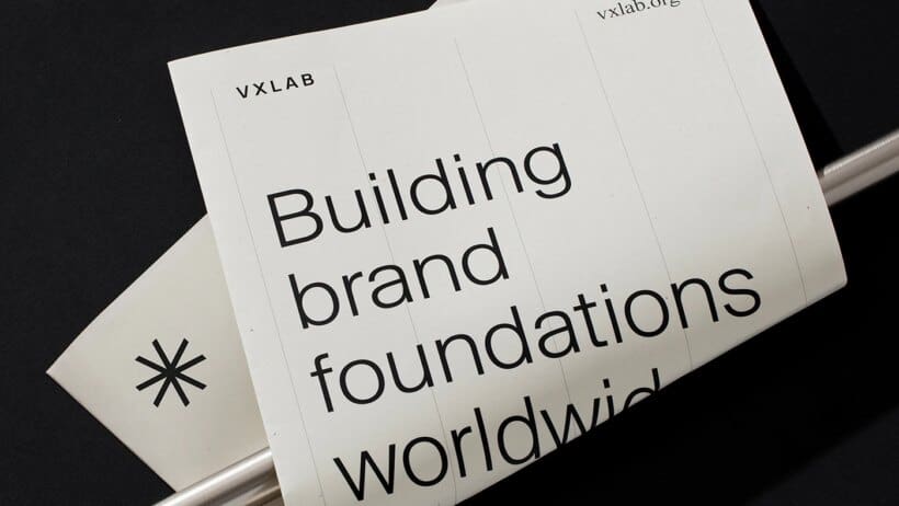 VXLAB Minimalist Brand Identity, Streamlined Design for an Architectural Studio