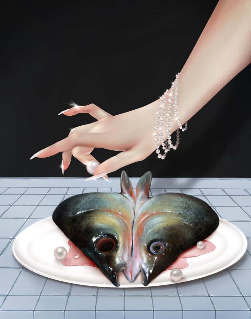 Wenjia Wang reimagines beauty, unsettling worlds where discomfort pulls you in