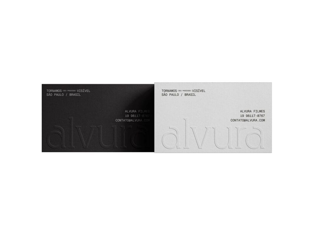 Alvura Filmes Signature Visual Identity, Bold Brand System for Cinematic Storytellers