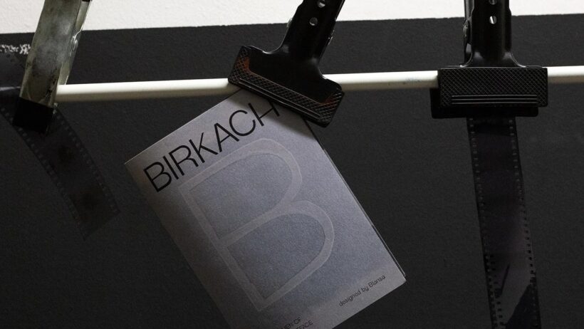 Birkach Typeface Specimen, Blanka Burgundi Harnesses Raw Visual Rhythm for Bold Branding