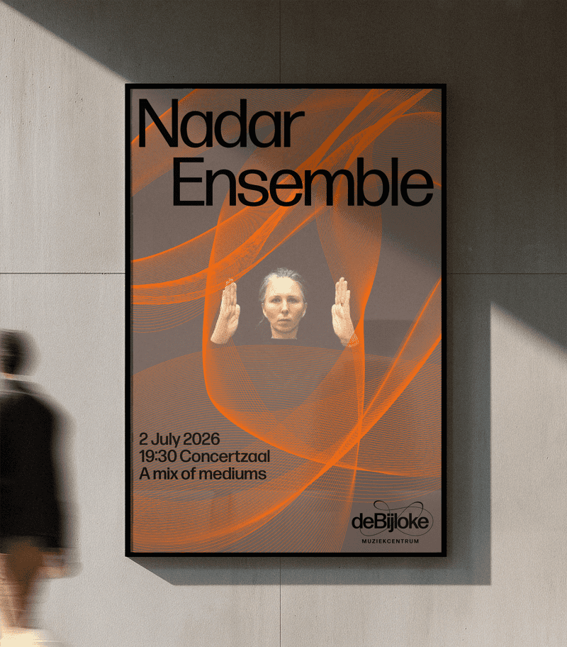 Pentagram's Marina Willer, turns music into a striking visual identity for De Bijloke