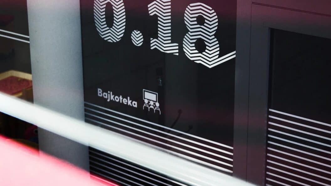 Sculptural Spatial Geometry, Blank Studio's Wayfinding System for Mediateka Tychy