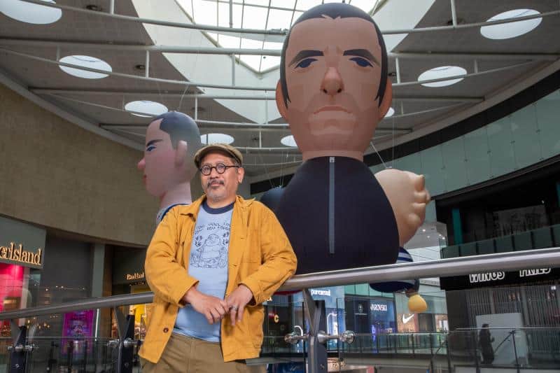 Stanley Chow's 13 Giant Inflatable Manchester Icons Bring the Arndale to Life, Free Summer Trail