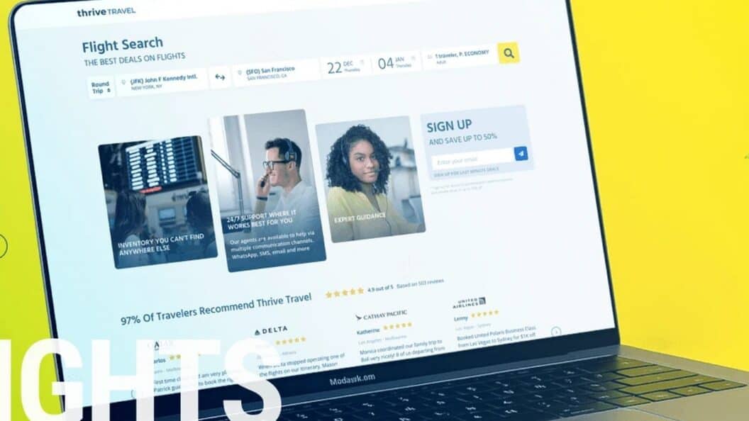 Thrive Travel Platform UI/UX, Strategic Interface Design & Case Study by Roman Yashchenko