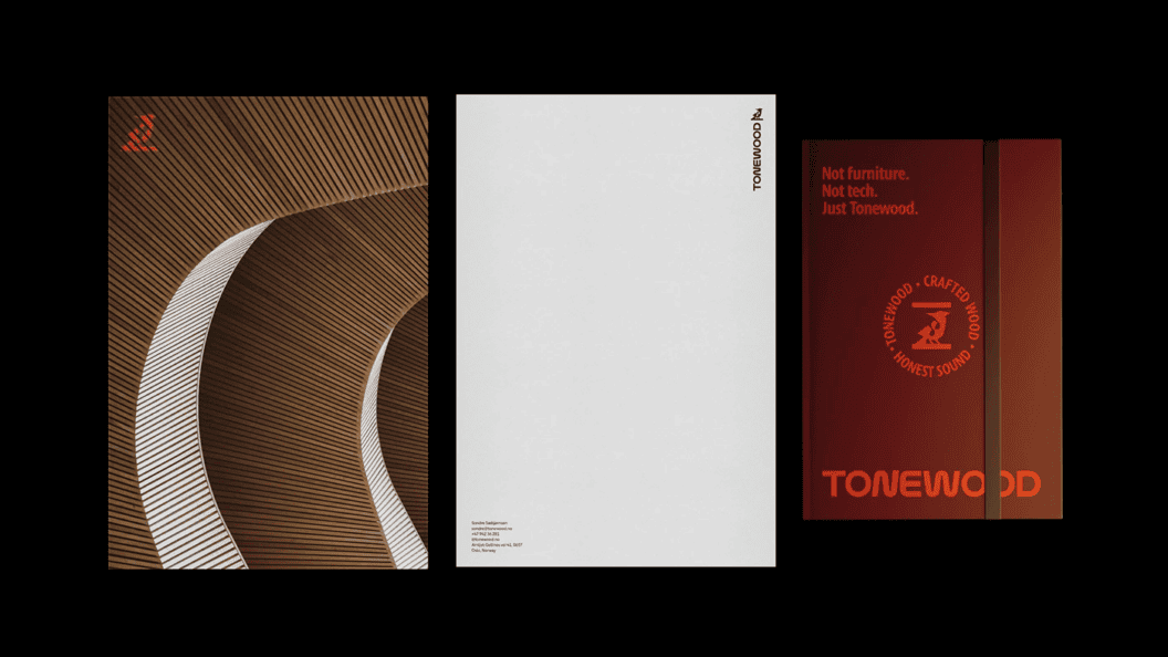 Tonewood Visual System, Acoustic Studio Brand Strategy to Amplify Sonic Presence