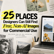 25 Handpicked Sources for Free, Non-AI Commercial Images Designers Can Use