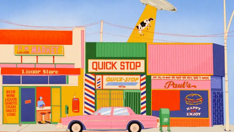 Clara Biel reimagines laundromats, pool halls and supermarkets as places to slow down