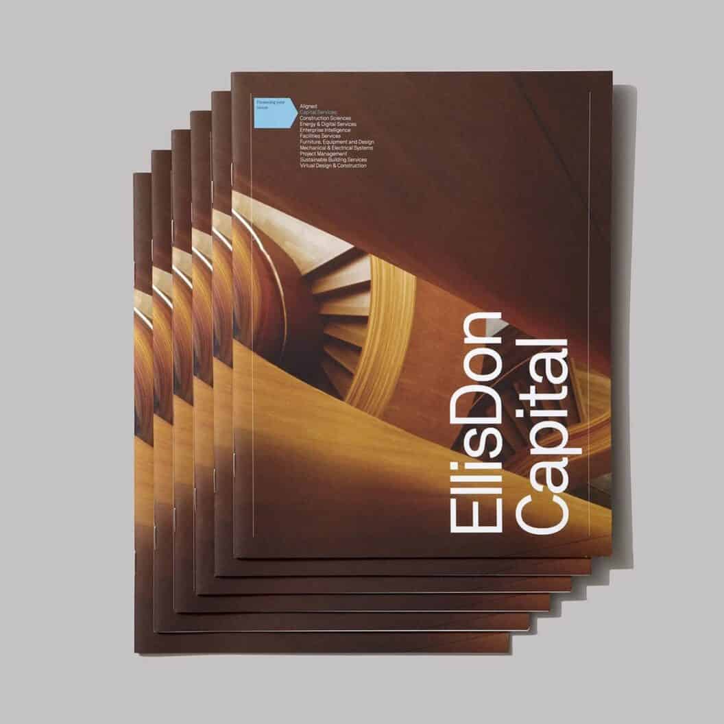 EllisDon Brand Identity Reinvented, Bold Design by Underline Studio