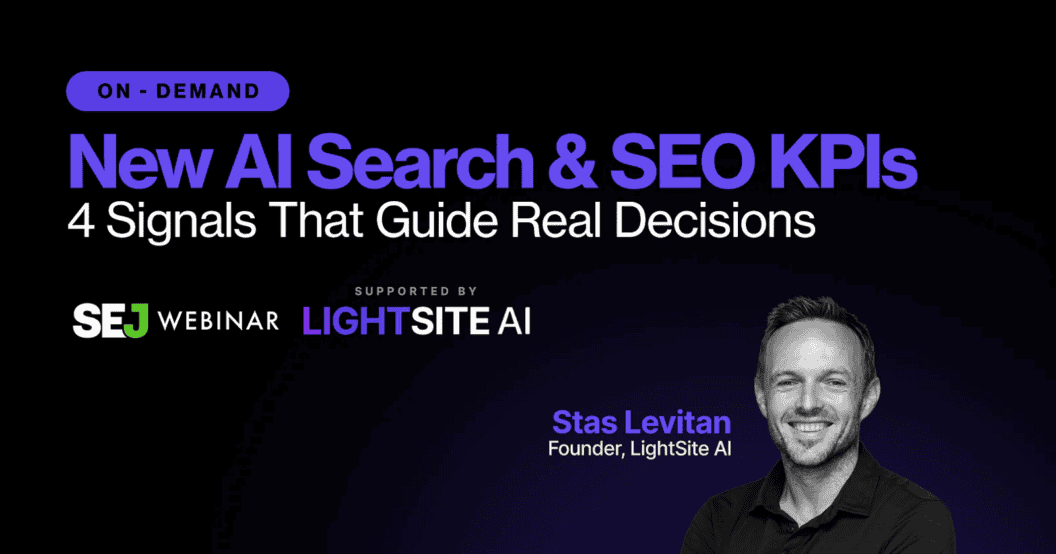 Expert Playbook, 4 Actionable AI Search KPIs That Drive Real Decisions, Webinar