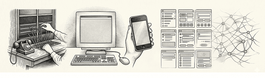 Five UX eras explained, actionable lessons for designing in the AI era