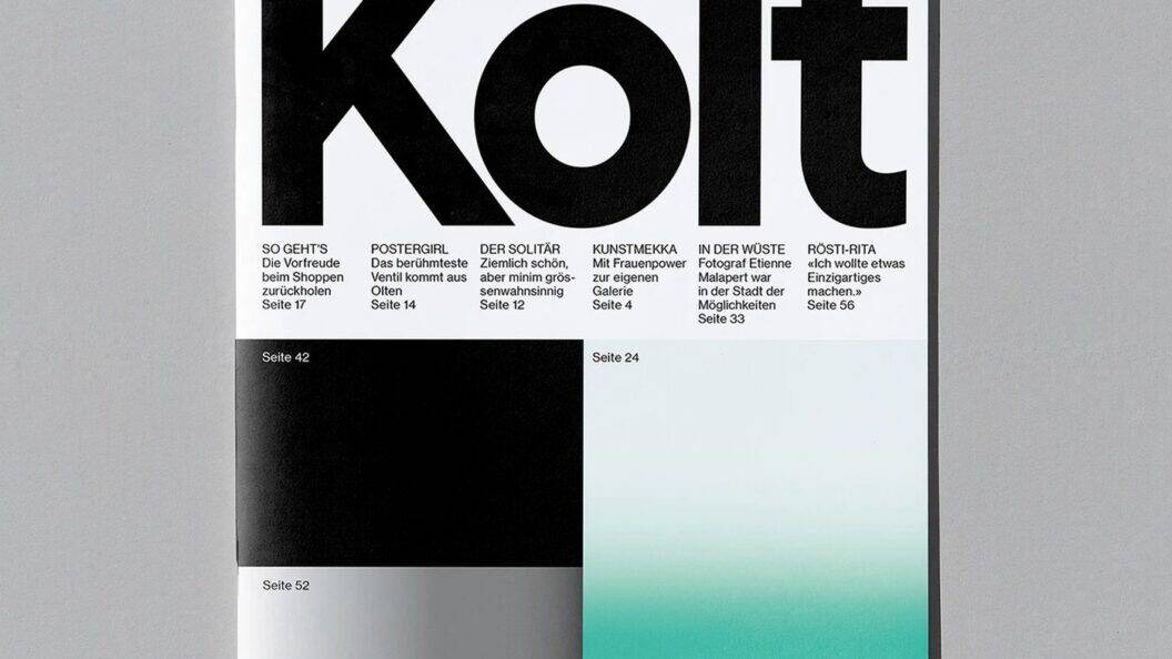 Kolt Magazine Editorial Case Study, Alice Poma and Studio Feixen's bold redesign
