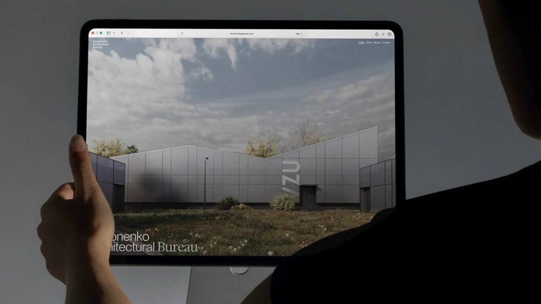 Kononenko Architecture website reimagined, modern web design by Artem Shcherban