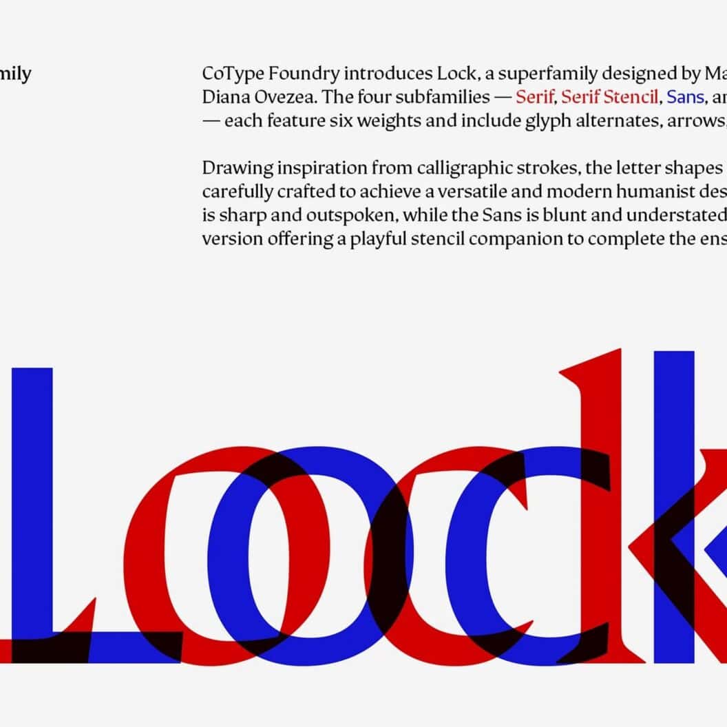 Lock Superfamily, High-Impact Typeface Suite for Brand Identity by Mash Creative