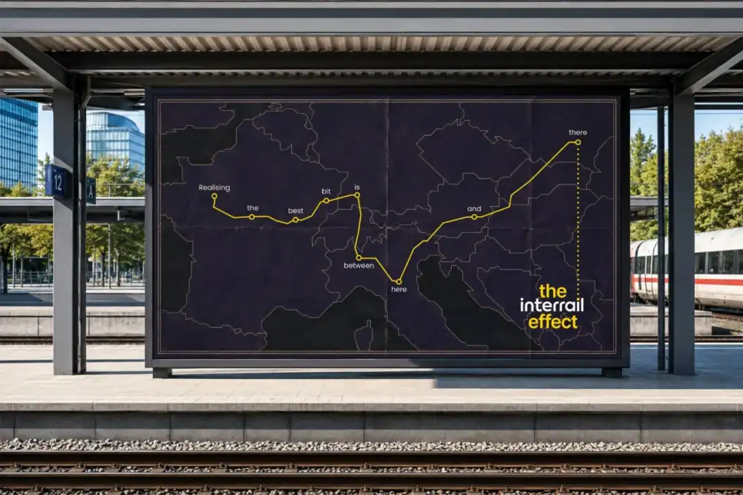 We Are Pi's Interrail ads trade travel cliches for raw, authentic passenger moments