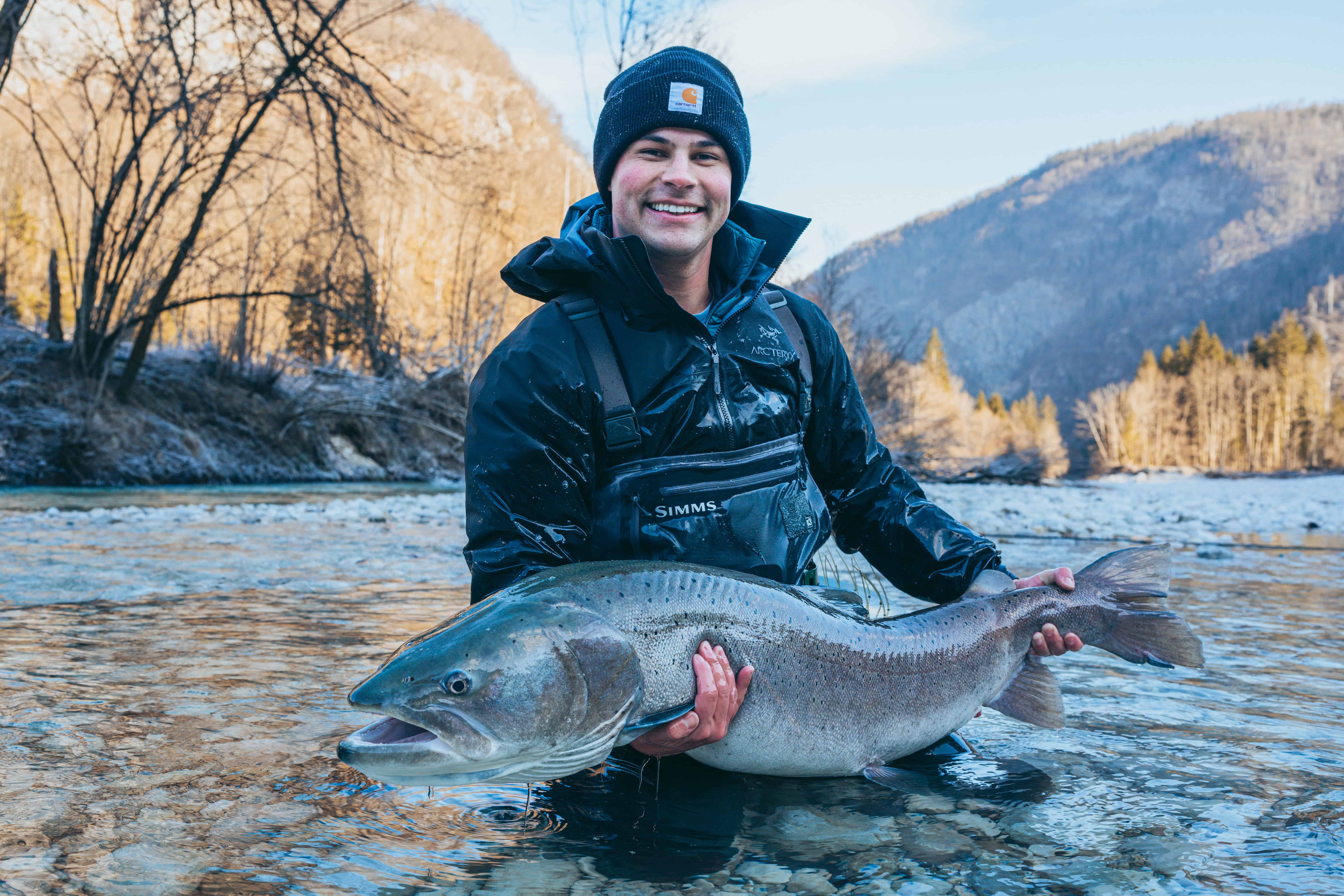 slovenia huchen fishing