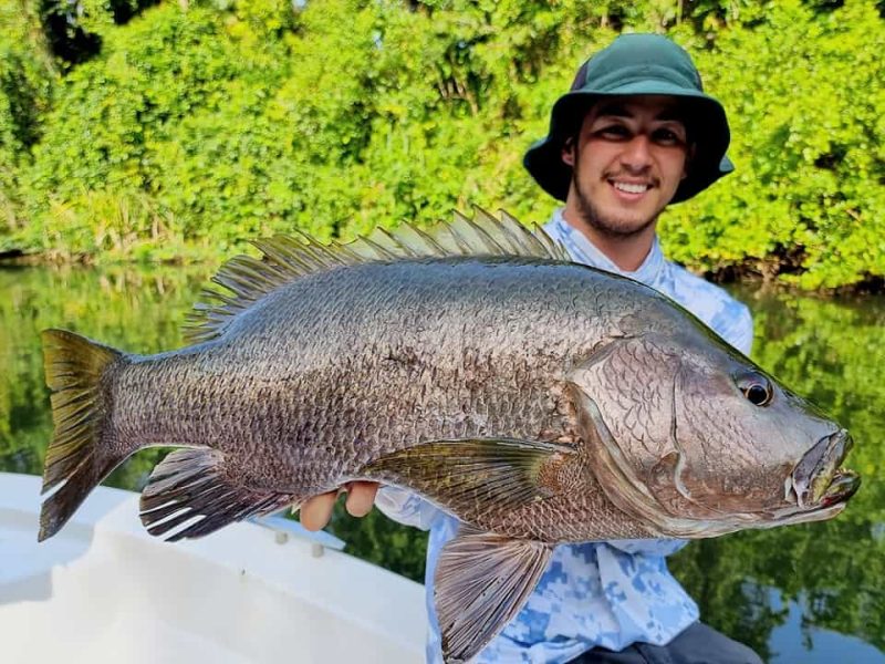 Papua New Guinea Bass fishing