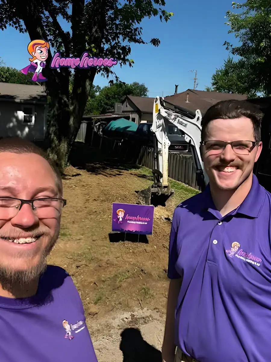 Home-Heroes-Plumbing-Heating-And-Air-Technicians-Excavation-Job-Site
