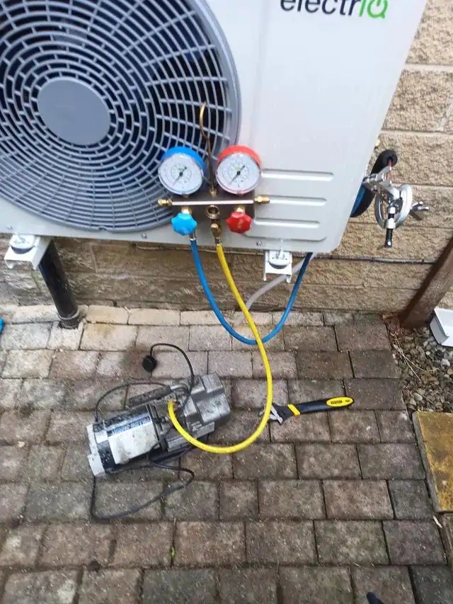 ElectriQ-Mini-Split-Condenser-Refrigerant-Recharge-Service