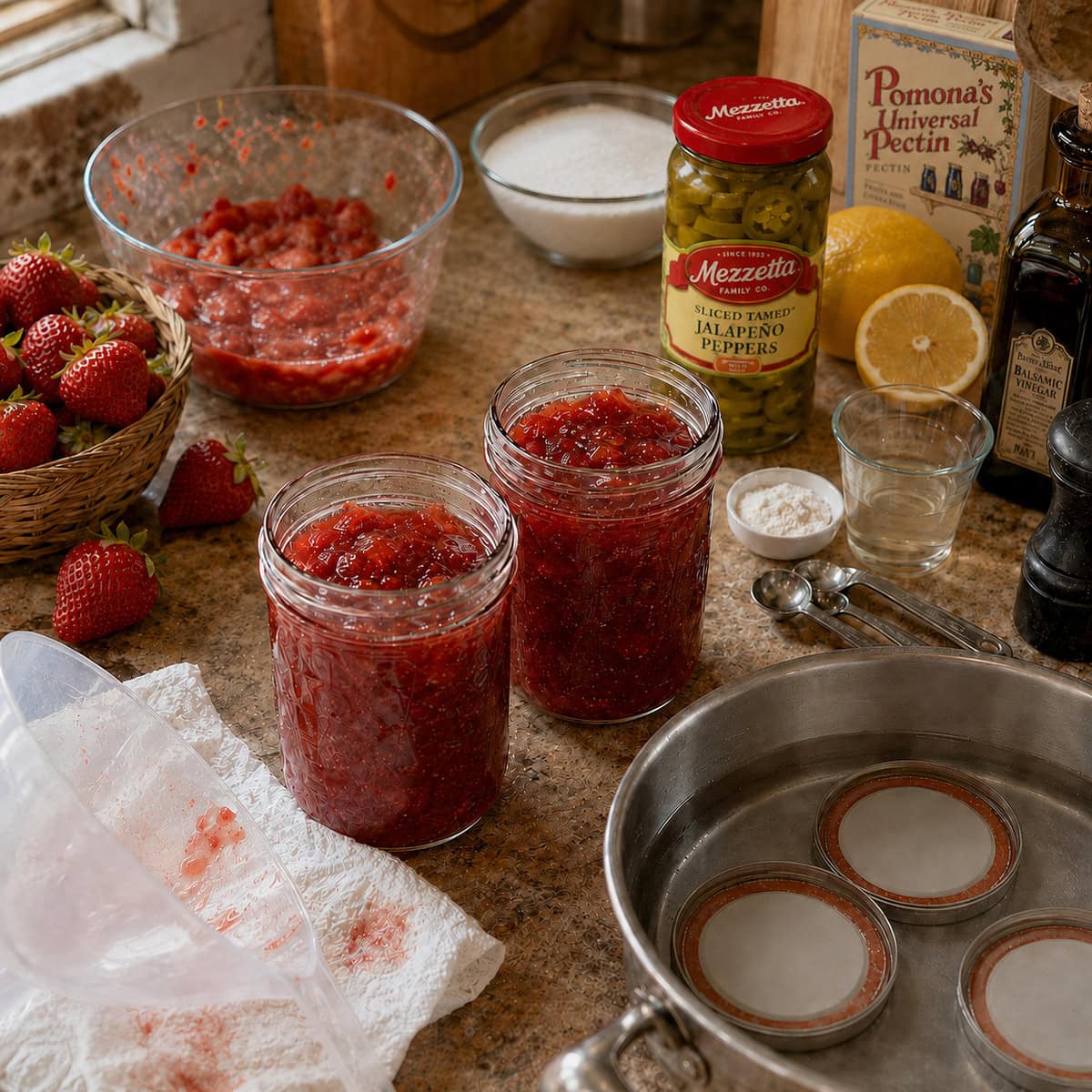 Sugar Free Strawberry Jalapeno Jam