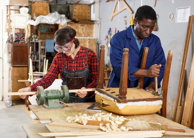 making a chair