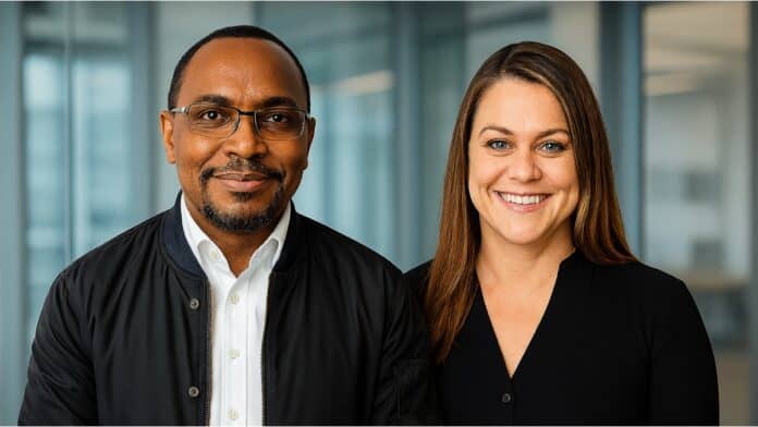 Simon Gathua and Leigh-Ann Revill (1)