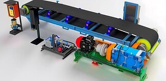 BMG's integrated drive technology for belt conveyors and feeders