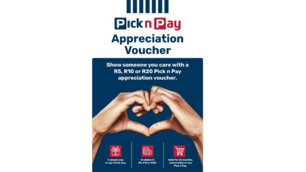 Want To Tip But Don’t Carry Cash? Pick n Pay Rolls Out Its Appreciation Voucher Nationwide