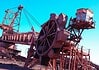 Stacker reclaimer at Saldanha Iron Ore Terminal